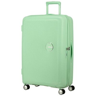 American Tourister Soundbox Spinner 77 EXP Pastel Green American Tourister Soundbox Spinner 77 EXP Pastel Green