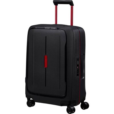 Samsonite ESSENS 55 cm Kufr Spinner černý Charcoal / Red 39 l Samsonite ESSENS 55 cm Kufr Spinner černý Charcoal / Red 39 l