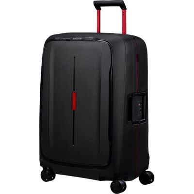 Samsonite ESSENS 69 cm Kufr Spinner černý Charcoal / Red 88 l Samsonite ESSENS 69 cm Kufr Spinner černý Charcoal / Red 88 l