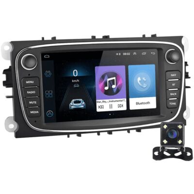 PODOFO 2din Autorádio Ford Galaxy Focus Mondeo S-Max Galaxy C-Max Focus Kuga, GPS Navigace Android PODOFO 2din Autorádio Ford Galaxy Focus Mondeo S-Max Galaxy C-Max Focus Kuga, GPS Navigace Android