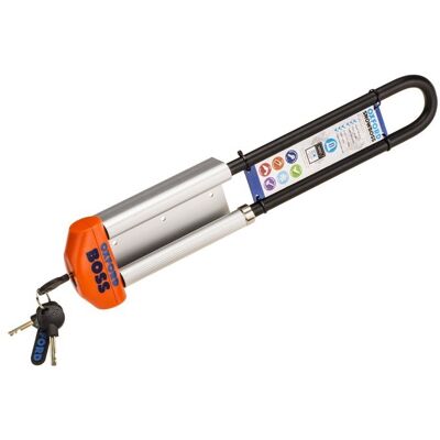 zámek na sněžné skútry SNOWBOSS SSF, OXFORD (oranžová, sada vč. držáku na zámek, průměr čepu 15 mm, zámek na sněžné skútry SNOWBOSS SSF, OXFORD (oranžová, sada vč. držáku na zámek, průměr čepu 15 mm,