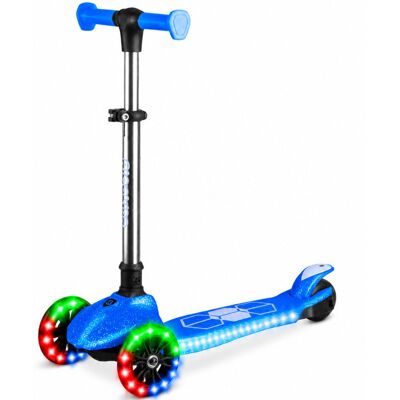 Ricokids 765902 Tříkolová balanční koloběžka s LED kolečky Jelly, modrá Ricokids 765902 Tříkolová balanční koloběžka s LED kolečky Jelly, modrá