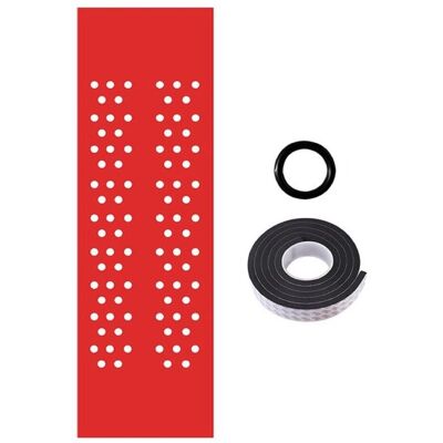 Merco Perf Shrink Grip, 3 ks, červená Merco Perf Shrink Grip, 3 ks, červená