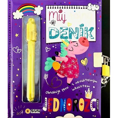 SUN Můj tajný deník Jednorožci SUN Můj tajný deník Jednorožci