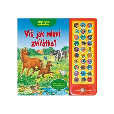 JUNIOR Víš, jak mluví zvířátka?: čtení, hraní, poslouchání JUNIOR Víš, jak mluví zvířátka?: čtení, hraní, poslouchání