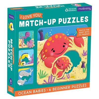 Mudpuppy Match-Up Puzzle - Mláďata z oceánu Mudpuppy Match-Up Puzzle - Mláďata z oceánu