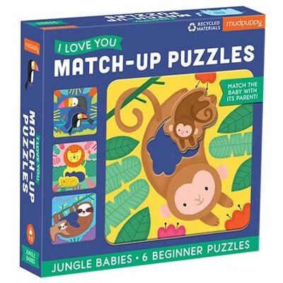 Mudpuppy Match-Up Puzzle - Mláďata z džungle Mudpuppy Match-Up Puzzle - Mláďata z džungle