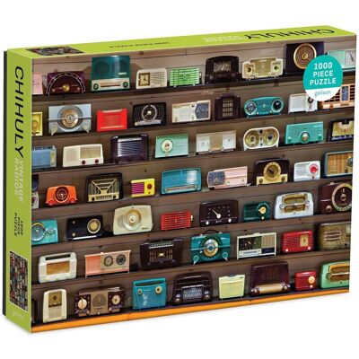 GALISON Puzzle Retro radiobudíky 1000 dílků GALISON Puzzle Retro radiobudíky 1000 dílků