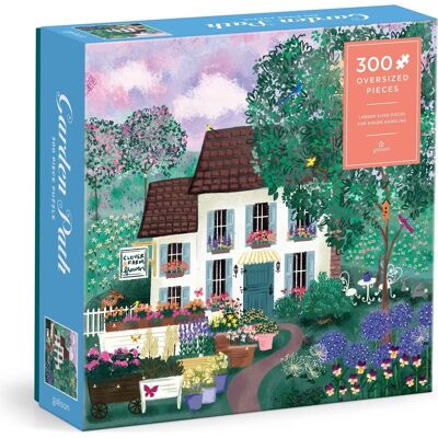 GALISON Čtvercové puzzle Zahradní cestička XL 300 dílků GALISON Čtvercové puzzle Zahradní cestička XL 300 dílků