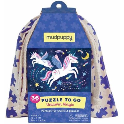 Mudpuppy Puzzle na cesty - Kouzlo jednorožce 36 dílků Mudpuppy Puzzle na cesty - Kouzlo jednorožce 36 dílků