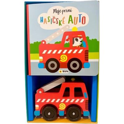 SUN Moje první Hasičské auto, hračka - Dárkový box SUN Moje první Hasičské auto, hračka - Dárkový box