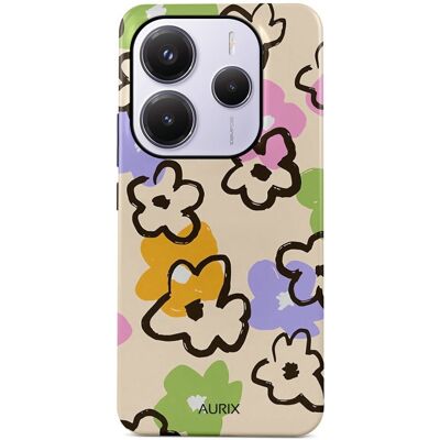 TopQ Kryt AURIX Xiaomi Redmi Note 14 5G pevný Flower Drawing 136502 TopQ Kryt AURIX Xiaomi Redmi Note 14 5G pevný Flower Drawing 136502