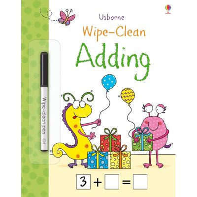 Usborne Wipe-Clean Adding Usborne Wipe-Clean Adding