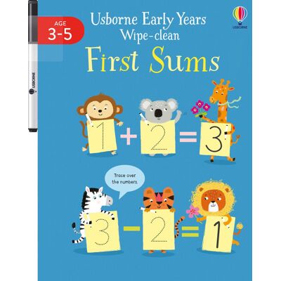 Usborne Wipe-Clean First sums EY Usborne Wipe-Clean First sums EY