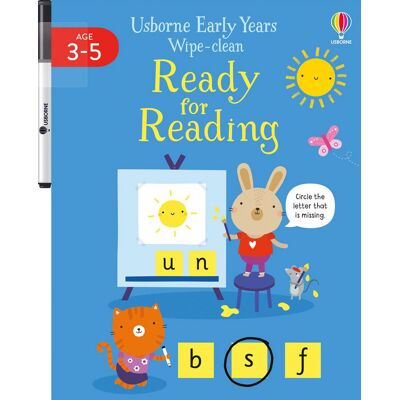 Usborne Wipe-Clean Ready for reading EY Usborne Wipe-Clean Ready for reading EY