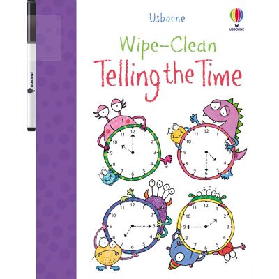 Usborne Wipe-Clean Telling the time Usborne Wipe-Clean Telling the time