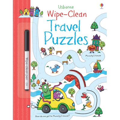 Usborne Wipe-Clean Travel puzzles Usborne Wipe-Clean Travel puzzles