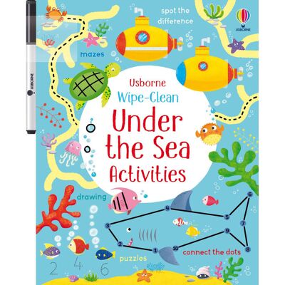 Usborne Wipe-Clean Under the sea Usborne Wipe-Clean Under the sea