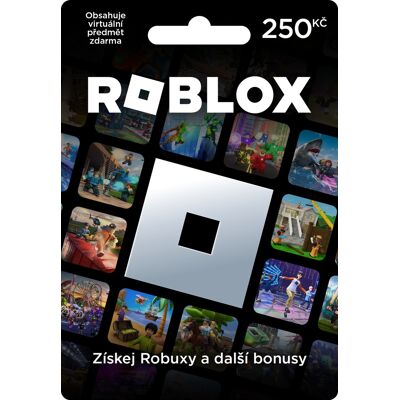 Roblox předplacená karta 250Kč Roblox předplacená karta 250Kč