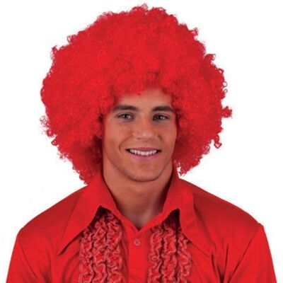 FUNNY FASHION Paruka maxi afro červená FUNNY FASHION Paruka maxi afro červená
