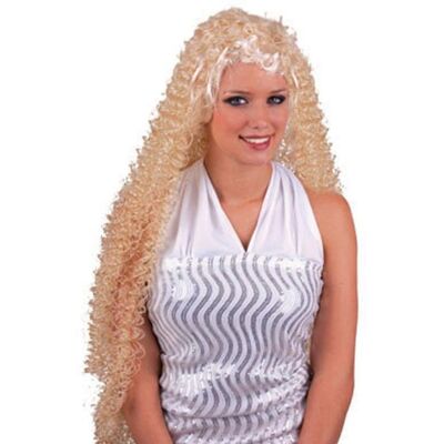 Dlouhá kudrnatá blond paruka - Paruka Dlouhá kudrnatá blond paruka - Paruka