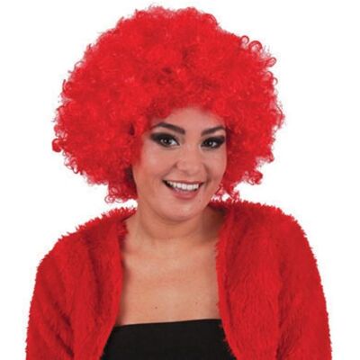 FUNNY FASHION Paruka afro červená FUNNY FASHION Paruka afro červená