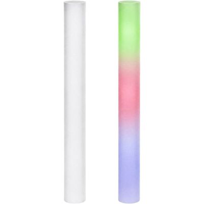 Funny Fashion Párty LED pěnová tyč se světlem - barevná - rainbow - 48 cm - 9 ks Funny Fashion Párty LED pěnová tyč se světlem - barevná - rainbow - 48 cm - 9 ks