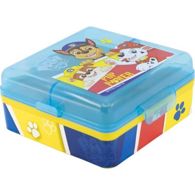 Paw Patrol - Stor Quadratische Multi-Lunchbox - Lunchbox Paw Patrol - Stor Quadratische Multi-Lunchbox - Lunchbox