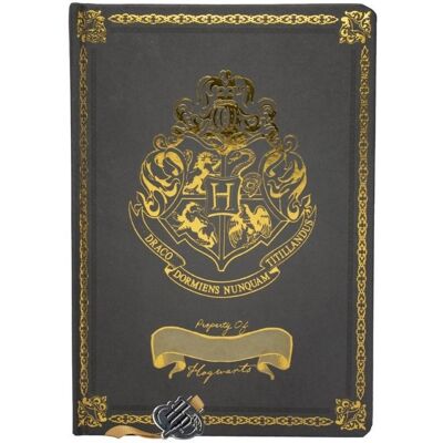 Blue Sky Harry Potter - Gold Hogwarts Crest - zápisník Blue Sky Harry Potter - Gold Hogwarts Crest - zápisník