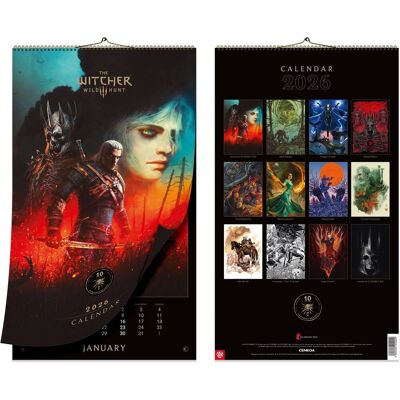 Good Loot The Witcher - 10th Anniversary Calendar 2026 - kalendář Good Loot The Witcher - 10th Anniversary Calendar 2026 - kalendář