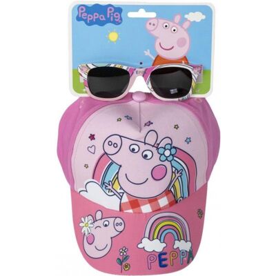 Cerda Peppa Pig: Friends - dětská kšiltovka s brýlemi Cerda Peppa Pig: Friends - dětská kšiltovka s brýlemi