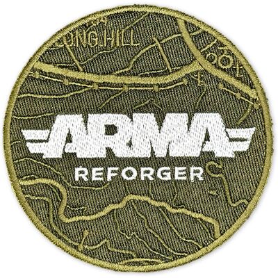 BOHEMIA INTERACTIVE Arma Reforger Map Velcro Patch - nášivka BOHEMIA INTERACTIVE Arma Reforger Map Velcro Patch - nášivka
