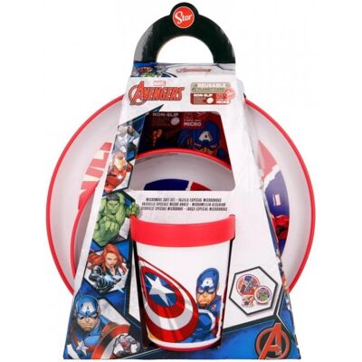 STOR Avengers Heroes premium 3 ks - jídelní sada STOR Avengers Heroes premium 3 ks - jídelní sada