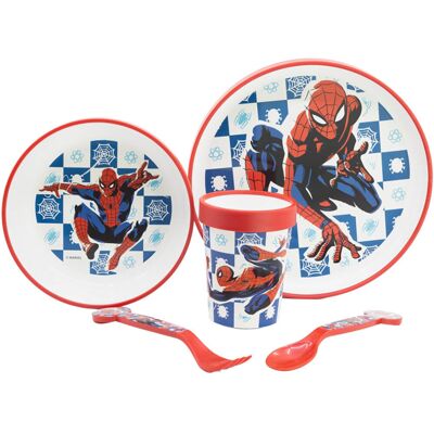 STOR Spiderman Arachnid Premium 5 ks - jídelní sada STOR Spiderman Arachnid Premium 5 ks - jídelní sada