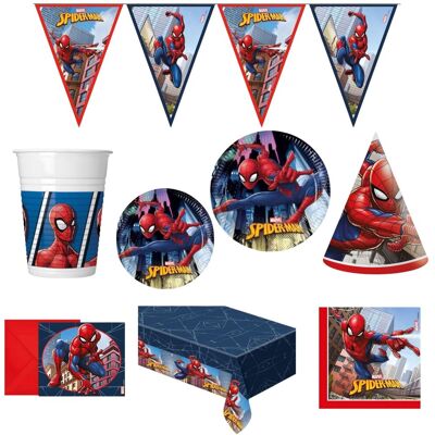 GODAN Dětská narozeninová sada Spiderman, 12 osob, 78 ks GODAN Dětská narozeninová sada Spiderman, 12 osob, 78 ks