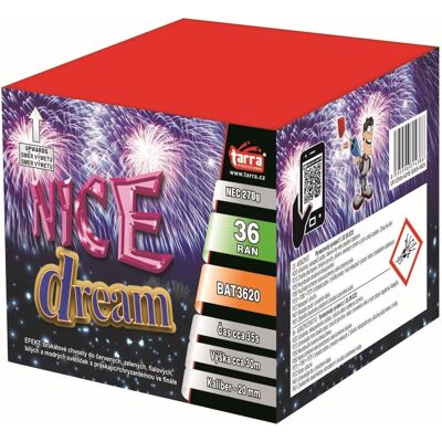 TARRA pyrotechnik Ohňostroj - baterie výmetnic nice dream 36 ran TARRA pyrotechnik Ohňostroj - baterie výmetnic nice dream 36 ran