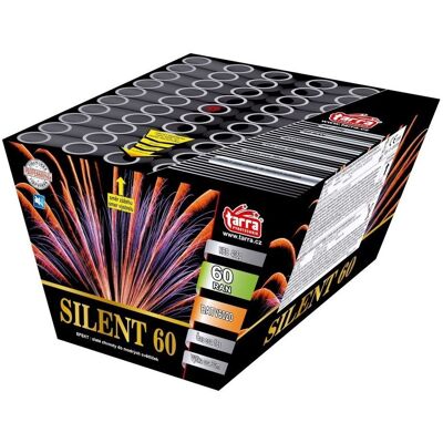 TARRA pyrotechnik Ohňostroj - baterie výmetnic silent 60 ran TARRA pyrotechnik Ohňostroj - baterie výmetnic silent 60 ran