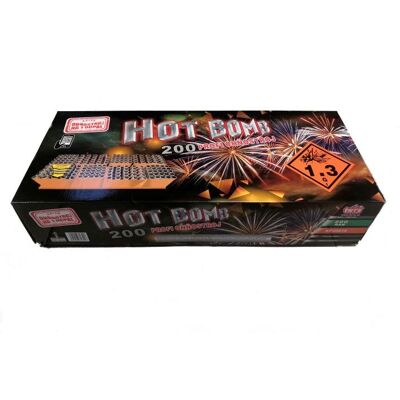 TARRA pyrotechnik Profi složený ohňostroj hot bomb 200 ran TARRA pyrotechnik Profi složený ohňostroj hot bomb 200 ran