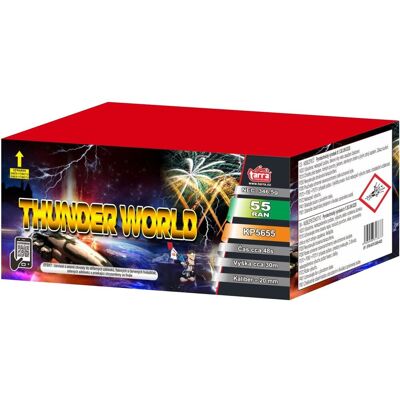 TARRA pyrotechnik Ohňostroj - baterie výmetnic thunder world 55 ran TARRA pyrotechnik Ohňostroj - baterie výmetnic thunder world 55 ran