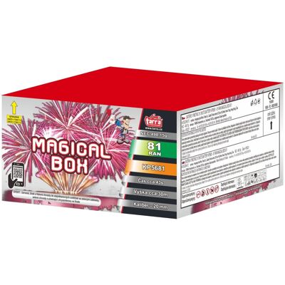 TARRA pyrotechnik Ohňostroj - baterie výmetnic magical box 81 ran TARRA pyrotechnik Ohňostroj - baterie výmetnic magical box 81 ran