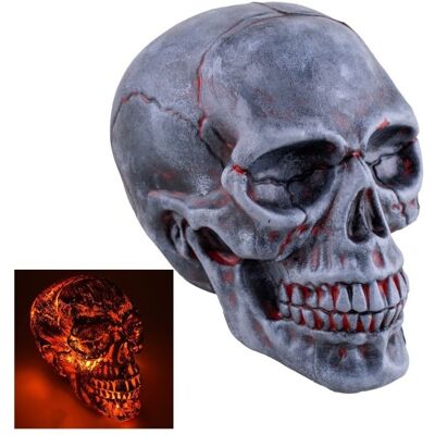 Funny Fashion Lebka se světelným efektem 20 cm Funny Fashion Lebka se světelným efektem 20 cm