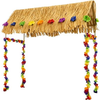 Funny Fashion FUNNYFASHION Tiki stříška na bar, hawaii, 140 × 56 × 142 cm Funny Fashion FUNNYFASHION Tiki stříška na bar, hawaii, 140 × 56 × 142 cm