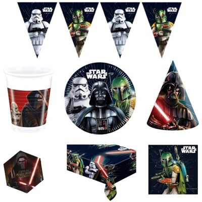 GODAN Narozeninová sada, star wars, pro 12 osob, 78 ks GODAN Narozeninová sada, star wars, pro 12 osob, 78 ks