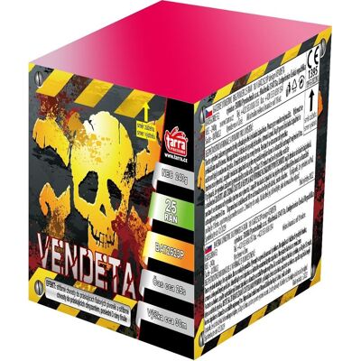 TARRA pyrotechnik Ohňostroj - Baterie výmetnic vendeta 25 ran TARRA pyrotechnik Ohňostroj - Baterie výmetnic vendeta 25 ran
