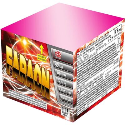 TARRA pyrotechnik Tarra Ohňostroj - Baterie výmetnic faraon - 49 ran TARRA pyrotechnik Tarra Ohňostroj - Baterie výmetnic faraon - 49 ran