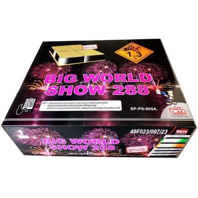 TARRA pyrotechnik Tarra Profi složený ohňostroj big world show - 288 ran TARRA pyrotechnik Tarra Profi složený ohňostroj big world show - 288 ran