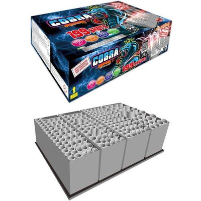 TARRA pyrotechnik Tarra Profi složený ohňostroj cobra 199 ran TARRA pyrotechnik Tarra Profi složený ohňostroj cobra 199 ran