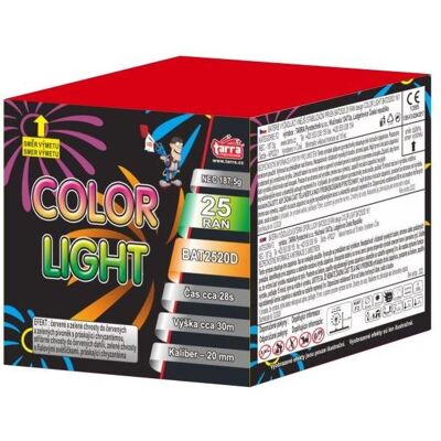 TARRA pyrotechnik TARRA Ohňostroj baterie výmetnic - color light 25 ran TARRA pyrotechnik TARRA Ohňostroj baterie výmetnic - color light 25 ran