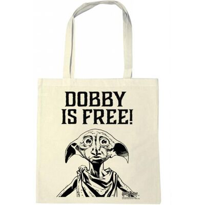 Logoshirt Harry Potter: Dobby Is Free - shopping taška Logoshirt Harry Potter: Dobby Is Free - shopping taška