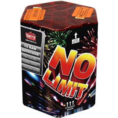 TARRA pyrotechnik Tarra Ohňostroj - Baterie výmetnic no limit 19 ran TARRA pyrotechnik Tarra Ohňostroj - Baterie výmetnic no limit 19 ran